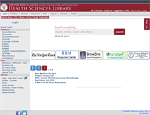 Tablet Screenshot of library.nymc.edu