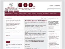 Tablet Screenshot of fyi.libmedia.nymc.edu