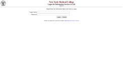 Desktop Screenshot of isweb.nymc.edu