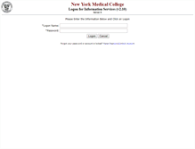 Tablet Screenshot of isweb.nymc.edu